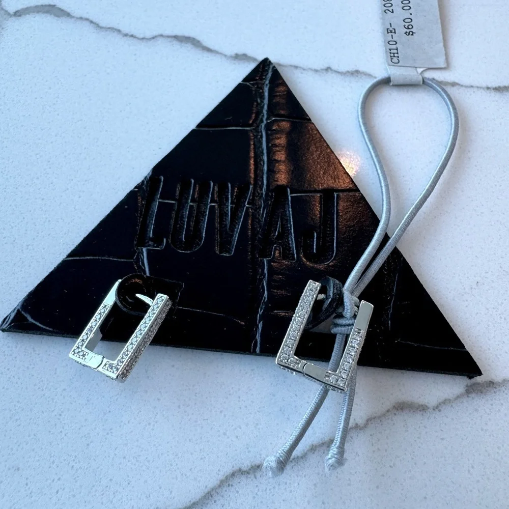 NWT LUV AJ / Crystal Women’s Earrings - Picture 1 of 3
